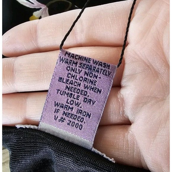 90s Black Pink Floral Maxi Dress Layered Ruffles 6 Romantic Flowy Vintage Retro - Picture 12 of 14